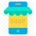 Mobile Online Shopping Shopping Icon