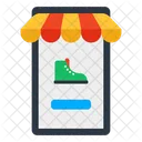 Mobile Shop Mobile Store Ecommerce Icon