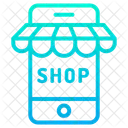 Mobile Online Shopping Shopping Icon