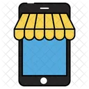 Mobile Shop Eshopping Ecommerce Icon