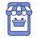 Mobile Shop Online Shopping Ecommerce Icon