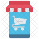 Mobile Shop Store Sales Icon
