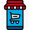 Mobile Shop Store Sales Icon