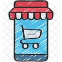 Mobile Shop Store Sales Icon