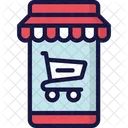 Mobile Shop Store Sales Icon