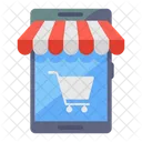 Mobile Shop Online Shop Online Marketplace Icon
