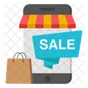 Mobile Shop Sale Smartphone Shop Sale Phone Shop Sale Icon