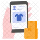 Mobile Shopping Eshopping Online Shopping Icon