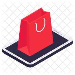 Mobile Shopping  Icon