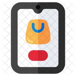 Mobile Shopping  Icon