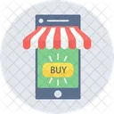Mobile Shopping Mobile Mcommerce Icon
