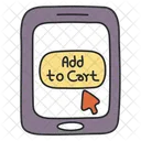 Mobile Shopping Buying Ecommerce Icon