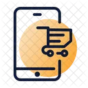 Mobile Shopping Online Shopping Ecommerce Icon