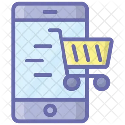 Mobile Shopping  Icon