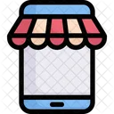 Ecommerce Market Place Online Shop Icon