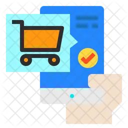 Mobile Shopping  Icon