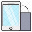Mobile Shopping Ecommerce Icon