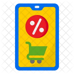 Mobile Shopping  Icon