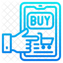 Mobile Shopping Buy Smartphone Icon