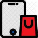 Mobile Shopping Mobile Bag Icon