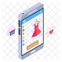 Mobile Shopping  Icon