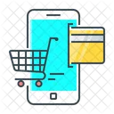 Smart Retail Online Shopping Ecommerce Icon