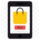 Mobile Shopping Mobile Purchasing Online Shopping Icon