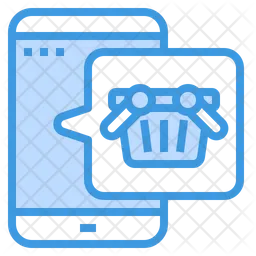 Mobile Shopping  Icon