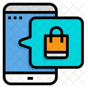 Mobile Shopping Online Shopping Shopping Bag Icon