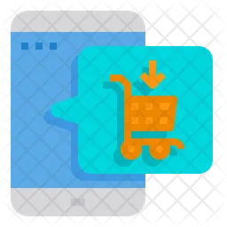 Mobile Shopping  Icon