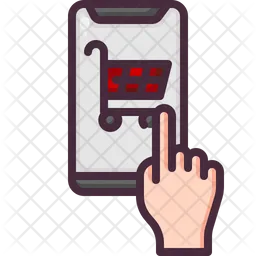 Mobile Shopping  Icon