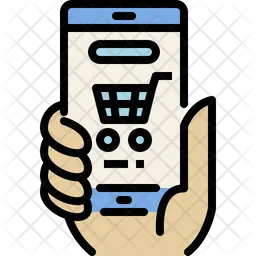 Mobile Shopping  Icon