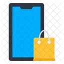 Mobile Shopping Mobile Purchase Ecommerce Icon