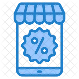 Mobile Shopping  Icon