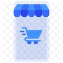 Mobile Shopping  Icon