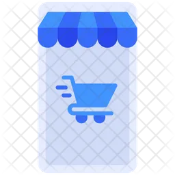 Mobile Shopping  Icon