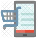 Mobile Shopping App Smartphone Icon