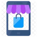 Mobile Shopping  Icon
