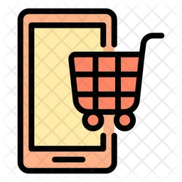 Mobile Shopping  Icon