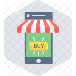 Mobile Shopping  Icon