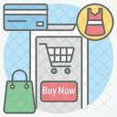 Shopping Feeds Mobile Shopping App Ecommerce Icon