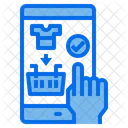 Mobile Shopping App  Icon