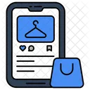 Mobile Shopping Shopping App Buy Online Icon