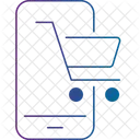 Mobile Shopping App Purchase Icon