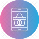 Mobile Shopping Cart Mobile Icon