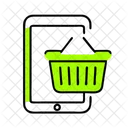 Mobile Shopping Mobile E Commerce Icon