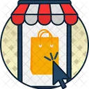 Mobile Shopping E Commerce App Icon