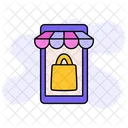 Mobile shopping  Icon