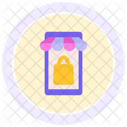 Mobile shopping  Icon