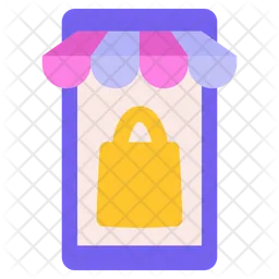 Mobile shopping  Icon